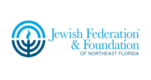 The logo for the Jewish Federation of Northeast Florida, one of Arreva’s nonprofit donor management software clients.